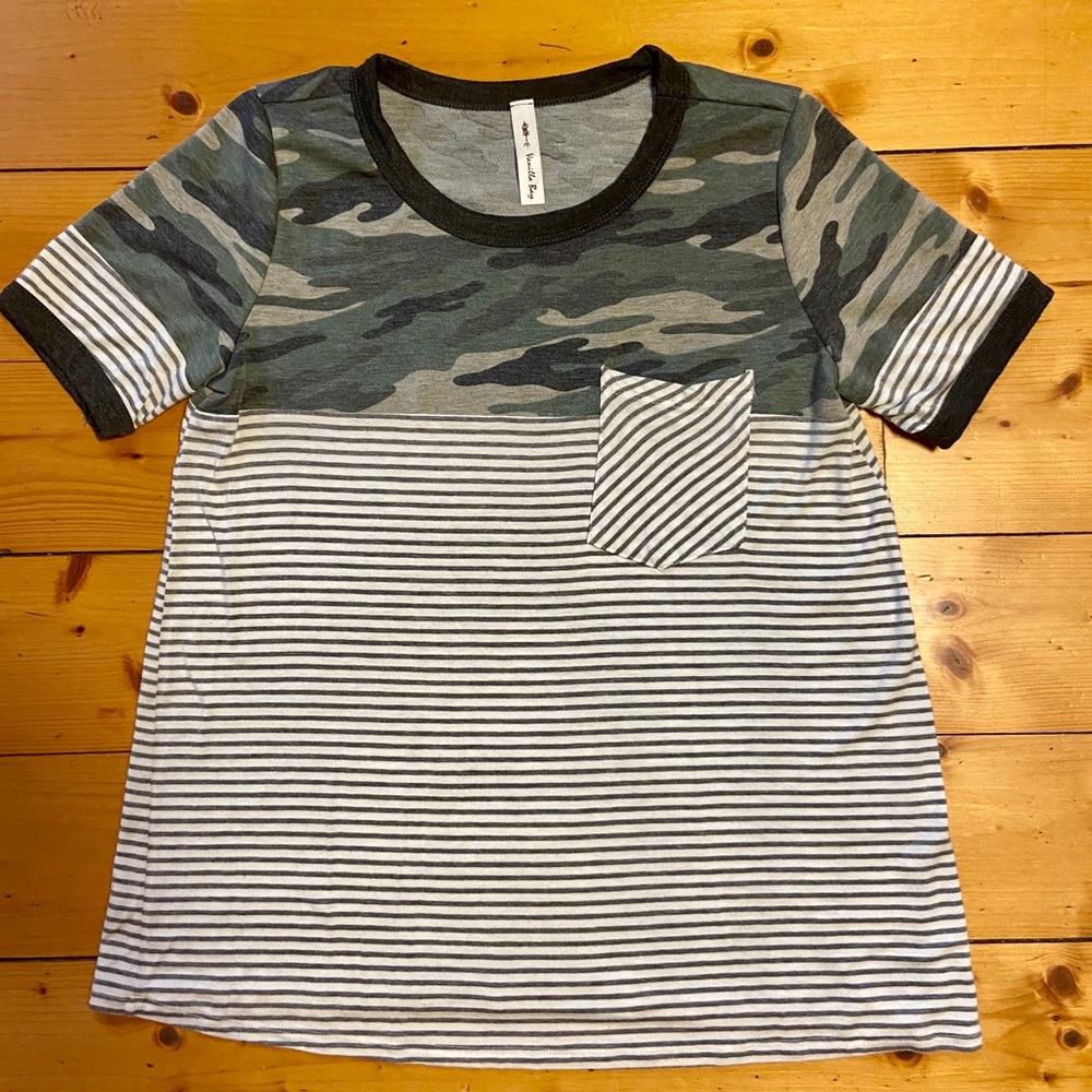 Vanilla Bay Camo tee